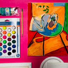 Load image into Gallery viewer, BEGINNER - Henri Matisse Inspired Acrylic on Canvas Art Box - SUPPLIES + VIDEO TUTORIAL