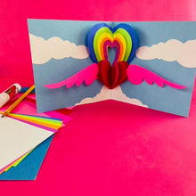 Load image into Gallery viewer, ALL AGES - Valentine's Day Pop-Up Card - SUPPLIES + VIDEO TUTORIAL