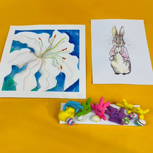 Load image into Gallery viewer, ALL AGES - Easter Art Box - SUPPLIES For 3 Projects + VIDEO TUTORIALS