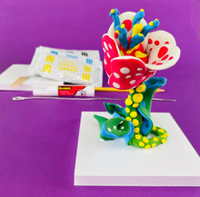 Load image into Gallery viewer, ALL AGES - Clay Tulip Sculpture inspired by the art of Yayoi Kusama SUPPLIES + VIDEO TUTORIAL