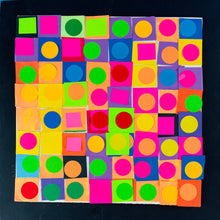 Load image into Gallery viewer, BEGINNER - Op Art Collage inspired by the art of Victor Vasarely SUPPLIES + VIDEO TUTORIAL
