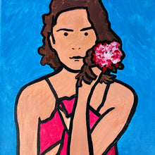 Load image into Gallery viewer, ADVANCED - Acrylic on Canvas Figurative Painting insp. by Julian Opie - SUPPLIES + VIDEO TUTORIAL