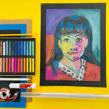 Load image into Gallery viewer, ALL AGES - Chalk Pastel Portrait inspired by Henri Matisse SUPPLIES + VIDEO TUTORIAL