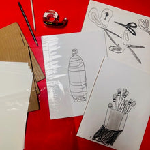 Load image into Gallery viewer, BEGINNER - Still Life Drawing Introductory Class Art Box - SUPPLIES + VIDEO TUTORIAL