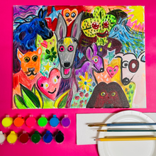 Load image into Gallery viewer, ALL AGES - Fall Art Box Bundle - SUPPLIES for 5 projects! + VIDEO TUTORIALS