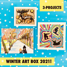 Load image into Gallery viewer, ALL AGES - Winter Bundle - SUPPLIES For 3 Projects + VIDEO TUTORIALS