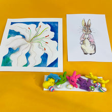 Load image into Gallery viewer, ALL AGES - Easter Art Box - SUPPLIES For 3 Projects + VIDEO TUTORIALS