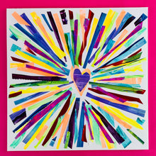 Load image into Gallery viewer, ALL AGES - Heart Burst Contact Paper Collage - SUPPLIES + VIDEO TUTORIAL