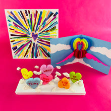 Load image into Gallery viewer, ALL AGES - Valentine's Day Art Box - SUPPLIES For 3 Projects + VIDEO TUTORIALS