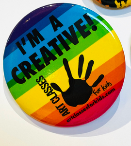 "I'm A Creative!" Metal Button Pin