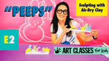 Load image into Gallery viewer, ALL AGES - &quot;PEEPS&quot; Chicks, Bunnies, &amp; Eggs Clay Sculpture - SUPPLIES + VIDEO TUTORIAL
