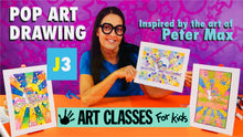 Load image into Gallery viewer, ADVANCED - Peter Max Pop Art Drawing
