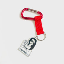 Load image into Gallery viewer, &quot;Keep Making Cool Art!&quot; Acrylic Charm Keychain
