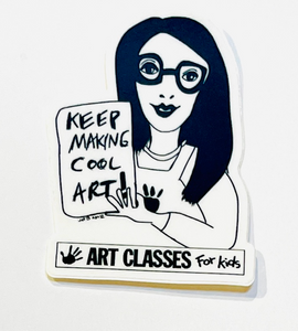 "Keep Making Cool Art!" Vinyl Sticker