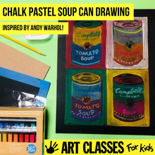 Load image into Gallery viewer, ADVANCED - Chalk Pastel Inspired by Andy Warhol
